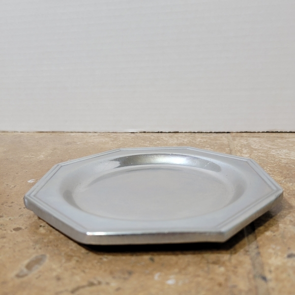 Vintage Wilton Armentale Pewter Octogon Trinket Dish 1972 - Picture 4 of 5